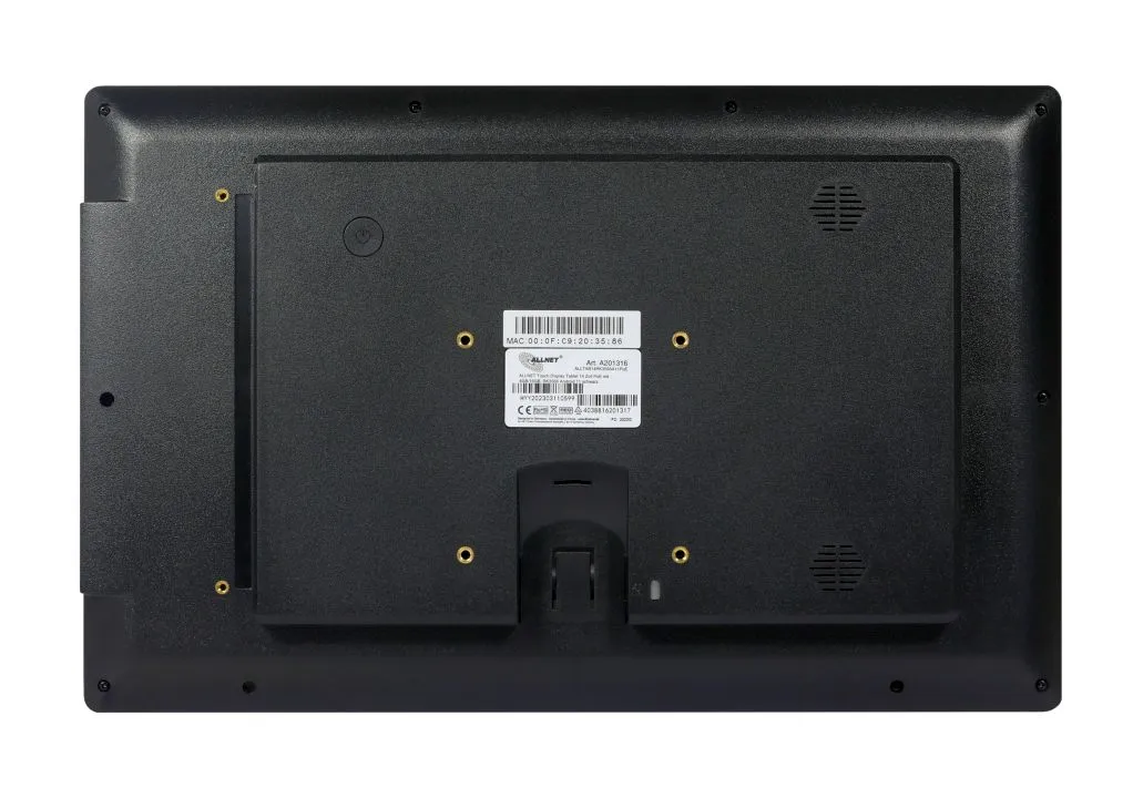 ALLNET Touch Display Tablet 14 Zoll PoE mit 4GB/16GB, RK3566 Android 11/13 schwarz – Bild 3