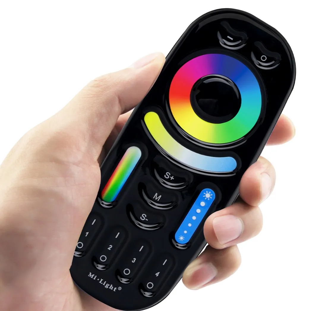 MiBoxer FUT092B LED Fernbedienung RGB-WW (RGB-CCT) 4 Zonen black – Bild 4