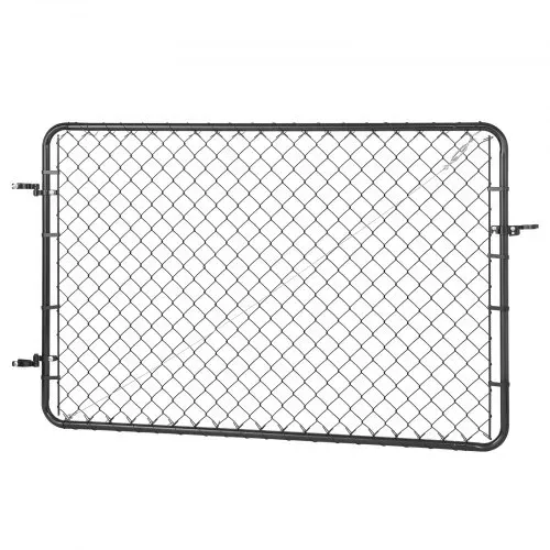 VEVOR Gartentür, 183x122 cm, Gartentor, passend für Gartenzauntoröffnungen von 0,67–1,83 m (B) x 1,83 m (H), Zauntor mit Kunststoffbeschichtung, für Bauernhof, Pfosten nicht im Lieferumfang enthalten – Bild 8