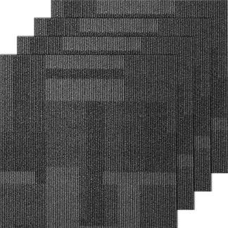 VEVOR Teppichfliesen, 610 x 610 mm, Teppichboden mit angebrachter Polsterung, weich gepolsterte Teppichfliesen, einfache DIY-Installation für Schlafzimmer und Wohnzimmer (24 Stk., gemischtes Grau) VEVOR Teppichfliesen, 610 x 610 mm, Teppichboden mit angebrachter Polsterung, weich gepolsterte Teppichfliesen, einfache DIY-Installation für Schlafzimmer und Wohnzimmer (24 Stk., gemischtes Grau)