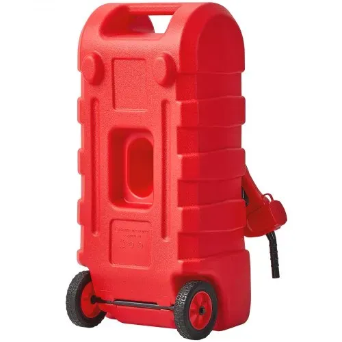 VEVOR Kraftstofftrolley, 56,78 L, Kraftstoffkanister mit Schwerkraft- & Handpumpenmodus, Benzinkanister, 3 m Förderschlauch & Handpumpe, Gasbehälter für Motorboote, Geländefahrzeuge, Benzin & Diesel – Bild 10