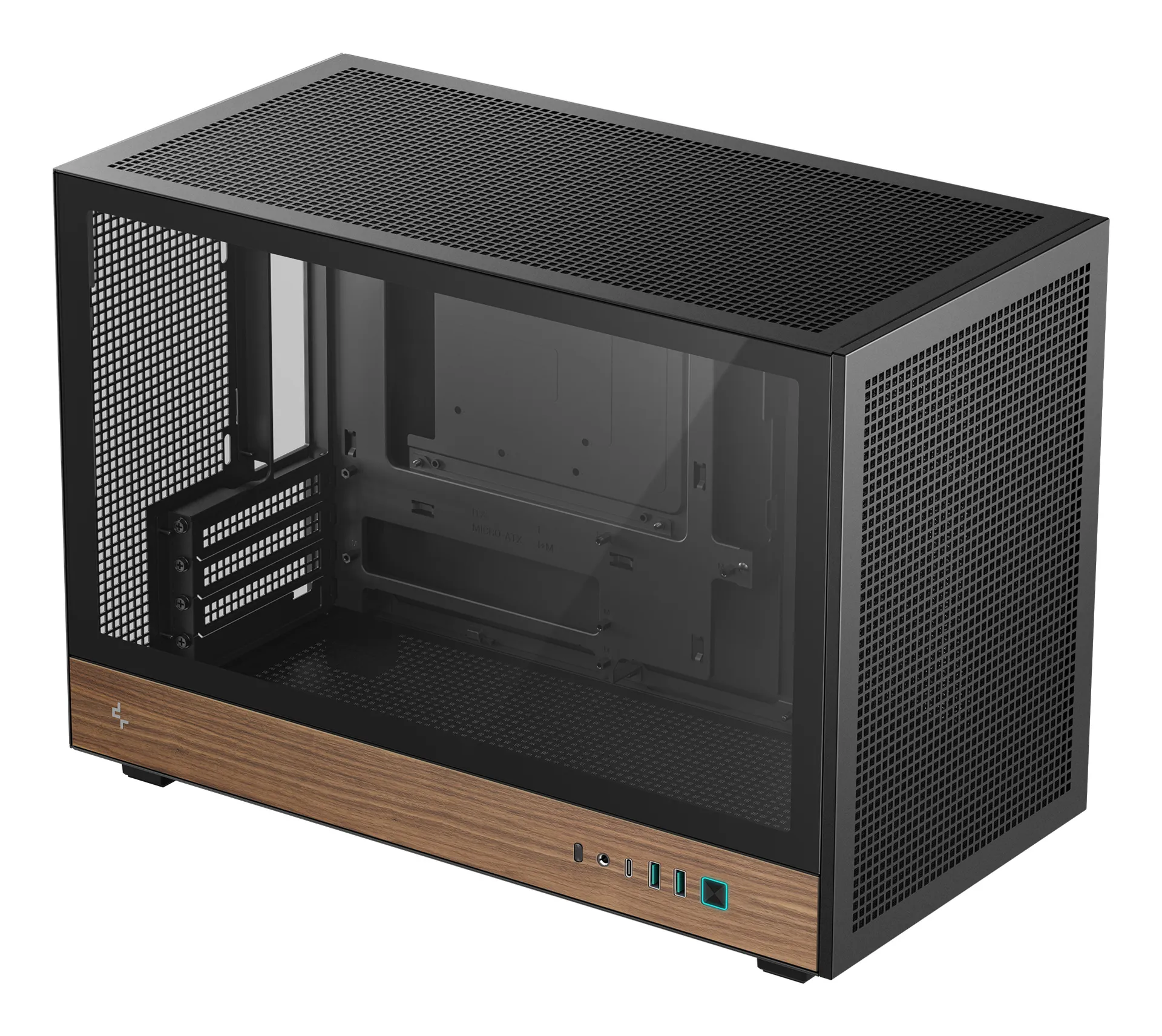 DeepCool CH260 WOOD Micro Tower Schwarz, Holz DeepCool CH260 WOOD Micro Tower Schwarz, Holz