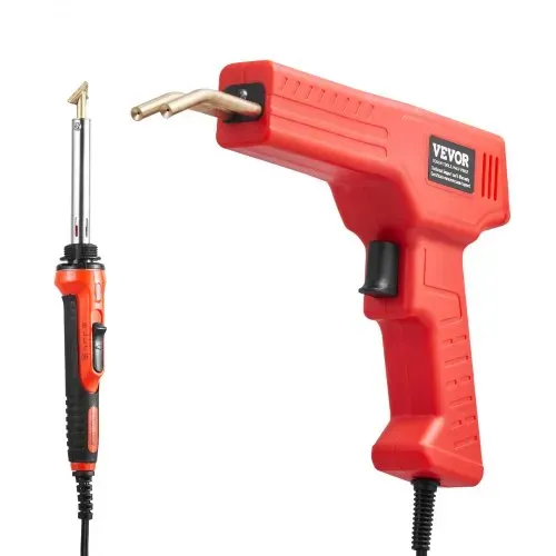 VEVOR Kunststoff-Schweißgerät, 100 W Schweißpistole + 60/100 W Lötkolben, Kunststoff-Reparatur-Set mit 1000 Stk. Heißklammern & 60 Stäben für Auto-Stoßstangen, Kajaks, Elektronik, Spielzeug – Bild 8
