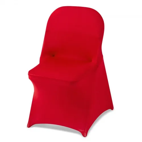 VEVOR Stuhlhussen Stuhlbezug Stretch 50 Stk. waschbarer & abnehmbarer Stuhlüberzug aus Polyester-Spandex für Hochzeitsfeiern Esszimmerbankette, passend für Klappstühle (45 x 46 x 77 cm) Rot VEVOR Stuhlhussen Stuhlbezug Stretch 50 Stk. waschbarer & abnehmbarer Stuhlüberzug aus Polyester-Spandex für Hochzeitsfeiern Esszimmerbankette, passend für Klappstühle (45 x 46 x 77 cm) Rot