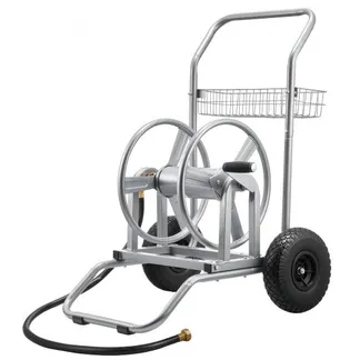 VEVOR Schlauchwagen, 6096/9144cm Gartenschlauchwagen, Schlauchtrommel mit zwei Rädern, Griff & Aufbewahrungskorb, Schlauchaufroller mit doppeltem Verwendungszweck für Garten, Auto 675x610x900mm VEVOR Schlauchwagen, 6096/9144cm Gartenschlauchwagen, Schlauchtrommel mit zwei Rädern, Griff & Aufbewahrungskorb, Schlauchaufroller mit doppeltem Verwendungszweck für Garten, Auto 675x610x900mm