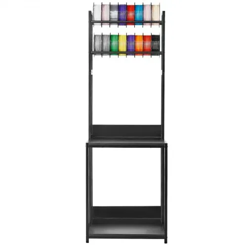 VEVOR 4-stöckiges mobiles Filament-Aufbewahrungsregal, 3D-Drucker-Filament-Aufbewahrungsregal, Filamentspulenhalter auf Rädern, Organizer-Ständer für 3D-Druckstudio – Bild 8