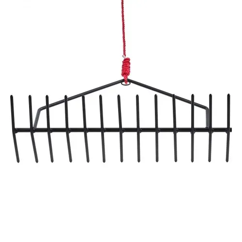 VEVOR Teichrechen, 610x215x355 mm, doppelseitiger Unkrautentfernungswerkzeug, Teichpflanzenschneider mit 9 m Seil, Befestigungsloch, kein Zusammenbau erforderlich, ideal für Teich, See, Bach – Bild 8
