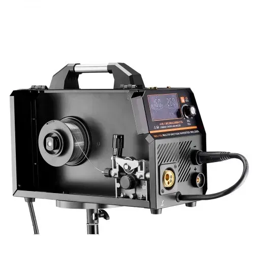 VEVOR MIG-Schweißgerät, 160 A Welder, synergetische MIG-Schweißmaschine, 4-in-1-Gas/MIG/MMA/Lift TIG-Mehrprozess-Schweißer mit IGBT-Wechselrichtertechnologie und LCD-Bildschirmanzeige – Bild 8