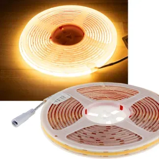 LED-Stripe „CLS-COB V2“ 5m, warmweiß 12V, 48W, 4543 Lumen LED-Stripe „CLS-COB V2“ 5m, warmweiß 12V, 48W, 4543 Lumen