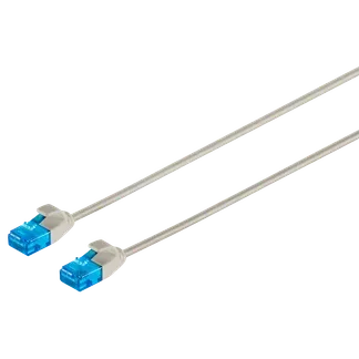 Patchkabel Cat.6 U/UTP slim, grau, 3m Patchkabel Cat.6 U/UTP slim, grau, 3m
