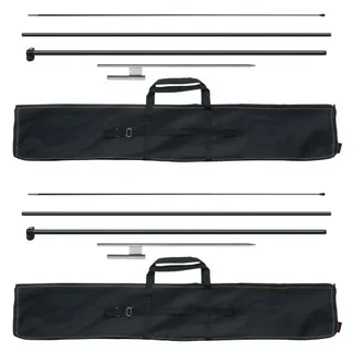 VEVOR Federfahnenmast-Set, 2 Packungen Swooper-Fahnenmast 12,7 Fuß, Schilderfahnenmasten für Geschäftswerbefahnen im Außenbereich, mit Bodenpfählen und einer Tragetasche (Flagge nicht im Lieferumfang enthalten) VEVOR Federfahnenmast-Set, 2 Packungen Swooper-Fahnenmast 12,7 Fuß, Schilderfahnenmasten für Geschäftswerbefahnen im Außenbereich, mit Bodenpfählen und einer Tragetasche (Flagge nicht im Lieferumfang enthalten)