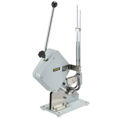 VEVOR Hochwertige manuelle u-förmige Wurst-Klipper-Schneidemaschine mit einer Schachtel Clips (5000 Stk.), robuste Brot Schneidemaschine aus A304-Feinstahl, klappbarer Allesschneider, 37x19x57 cm – Bild 10