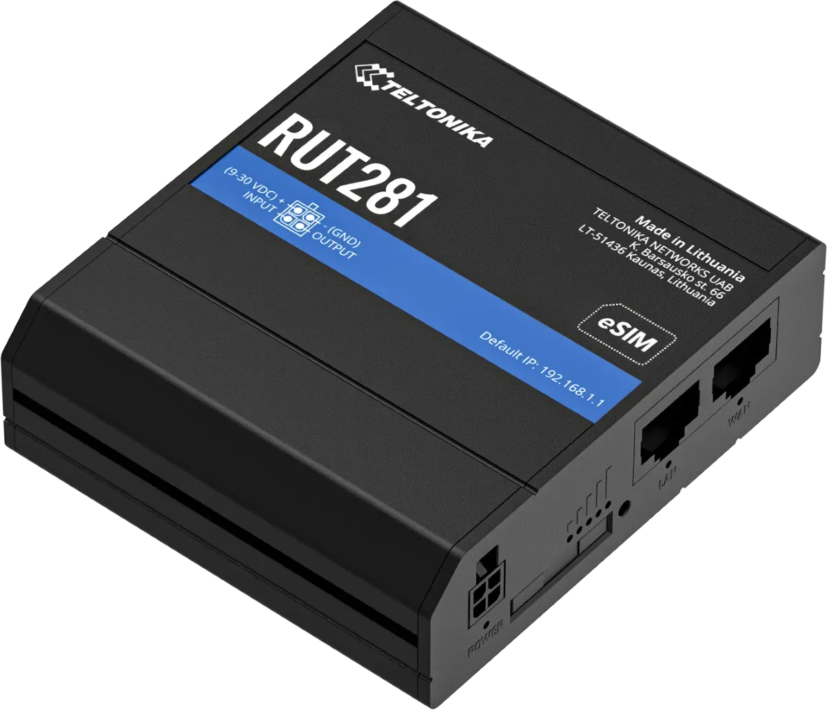 Teltonika · Router · RUT281 · Kompakter-4G/LTE Router – Bild 2