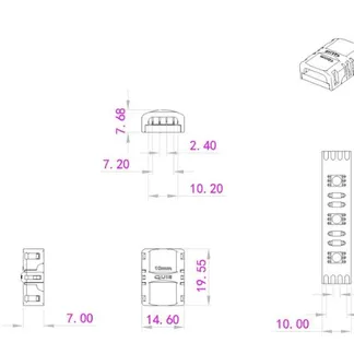 Synergy 21 LED FLEX Strip zub. Easy Connect Strip to strip Joint 10mm RGB Synergy 21 LED FLEX Strip zub. Easy Connect Strip to strip Joint 10mm RGB