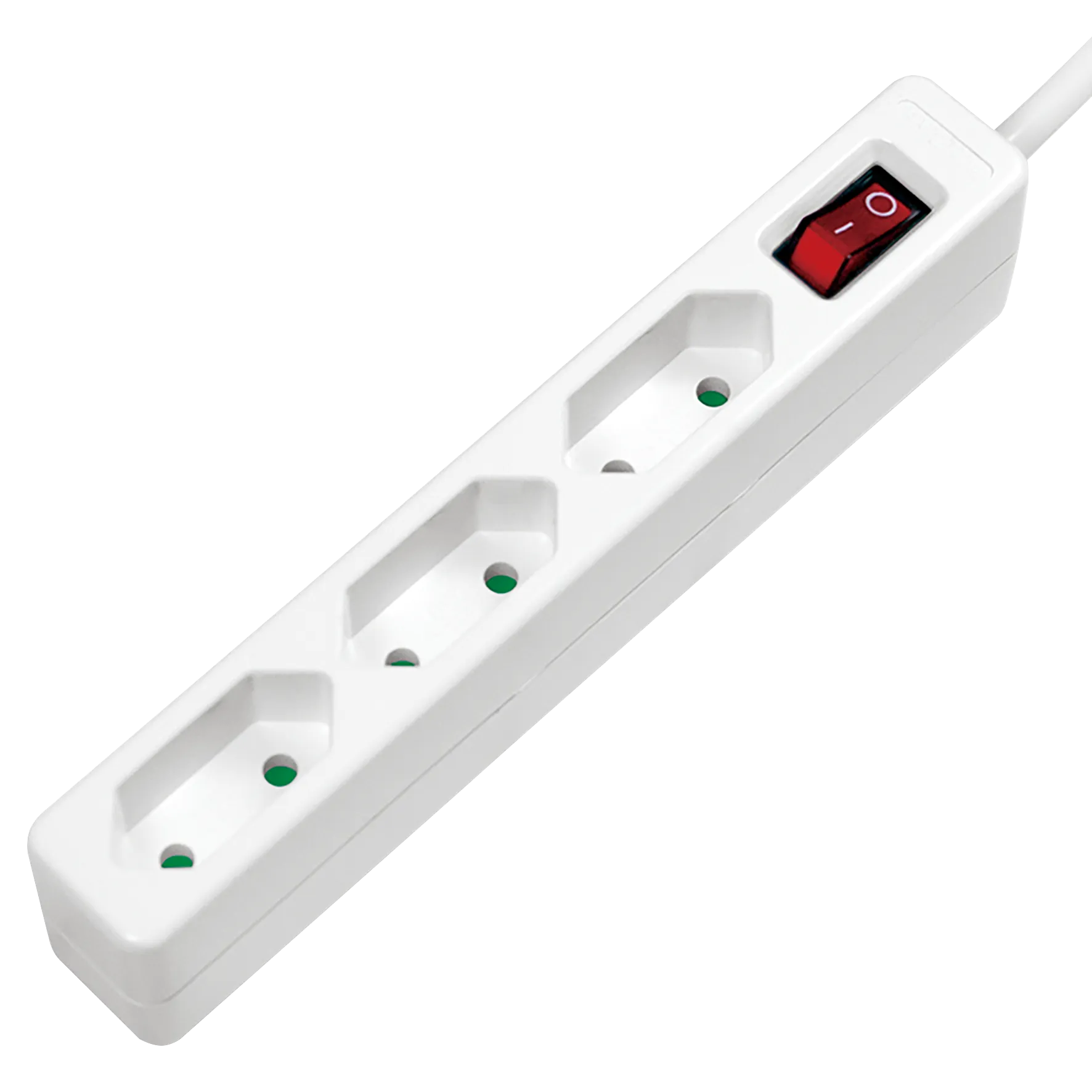Steckdosenleiste 3-fach mit Schalter, Euro Steckdosenleiste 3-fach mit Schalter, Euro