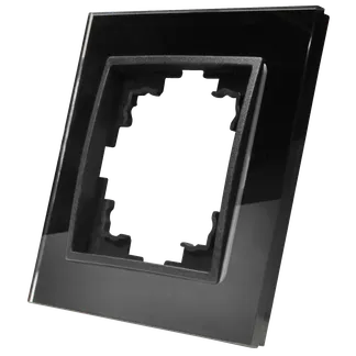 Glas-Rahmen McPower “Flair“, 1-fach, schwarz Glas-Rahmen McPower “Flair“, 1-fach, schwarz