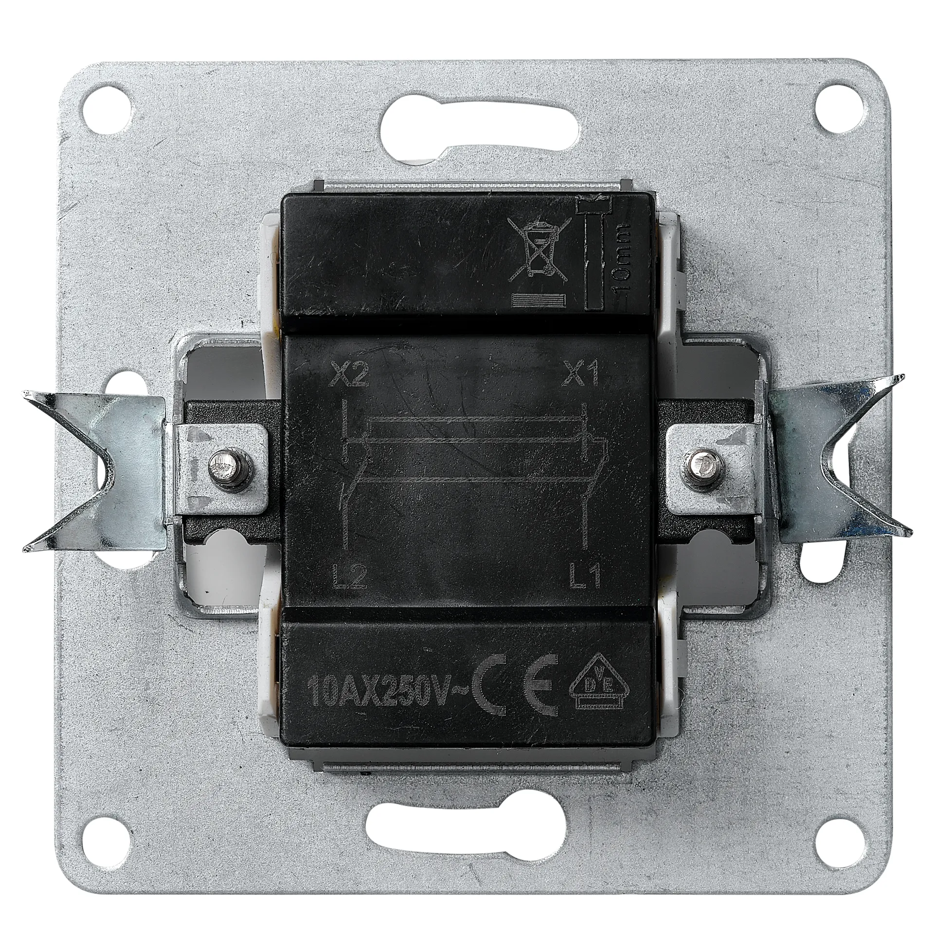 Kreuzschalter McPower ''Flair'', 250V~/10A, UP, weiß – Bild 2