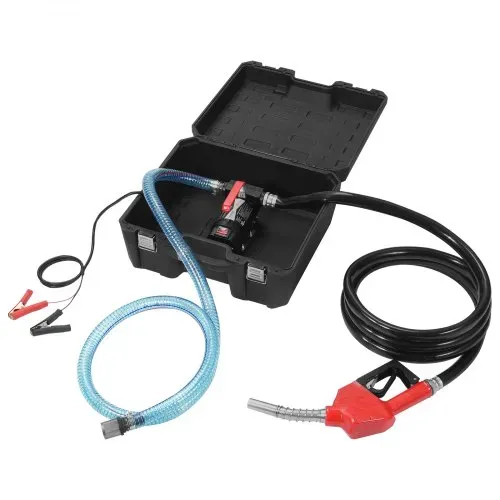 VEVOR Dieselpumpe, 12 V DC, 10 GPM, 1/4 PS, Kraftstoffpumpe mit automatischer Abschaltung der Pistole, hoher Durchfluss, Einlass- & Auslassschlauch für Diesel, Kerosin, Transformatorkraftstoff – Bild 9
