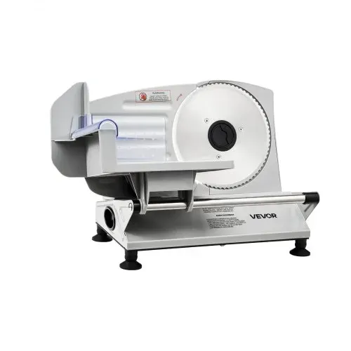 VEVOR Allesschneider Fleischschneider 150 W 65–90U/min Aufschnittmaschine mit 17 cm Klinge Fleischschneidemaschine mit 0–15 mm einstellbarer Dicke für Gefrorenes Fleisch Schinken Prime Steak – Bild 9