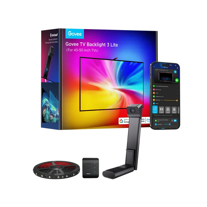 Govee Envisual T3 TV- Light Strips Intelligenter Leuchtstreifen Wi-Fi/Bluetooth 24 W Govee Envisual T3 TV- Light Strips Intelligenter Leuchtstreifen Wi-Fi/Bluetooth 24 W