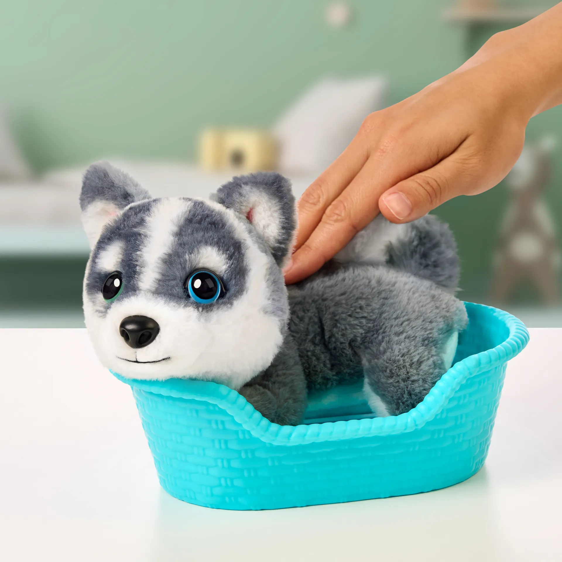 Moose Toys Little Live Pets My Really Real Puppy Mini's - Aurora Husky – Bild 6