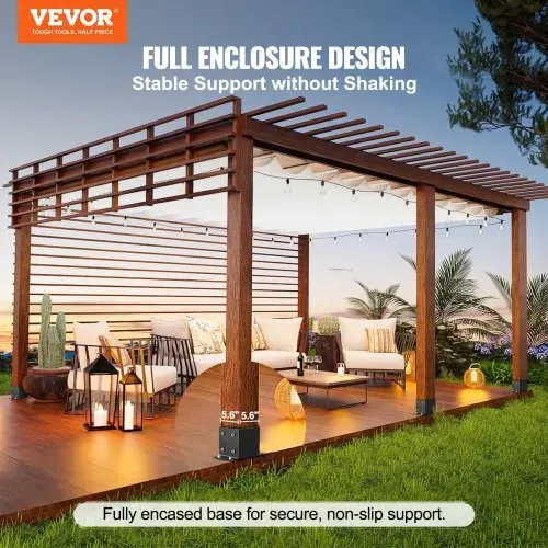 VEVOR 4er-Set Aufschraubhülse 214 x 146 x 140 mm Pfostenträger aus Kohlenstoffstahl mit Sprühbeschichtung Installation auf Beton-oder Holzböden Pfostenschuh Pfosten Ideal für Pergolen Verandageländern VEVOR 4er-Set Aufschraubhülse 214 x 146 x 140 mm Pfostenträger aus Kohlenstoffstahl mit Sprühbeschichtung Installation auf Beton-oder Holzböden Pfostenschuh Pfosten Ideal für Pergolen Verandageländern