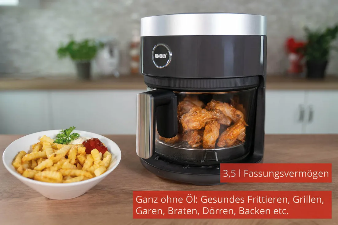 Unold Heißluftfritteuse GLAS 58695 – Bild 4