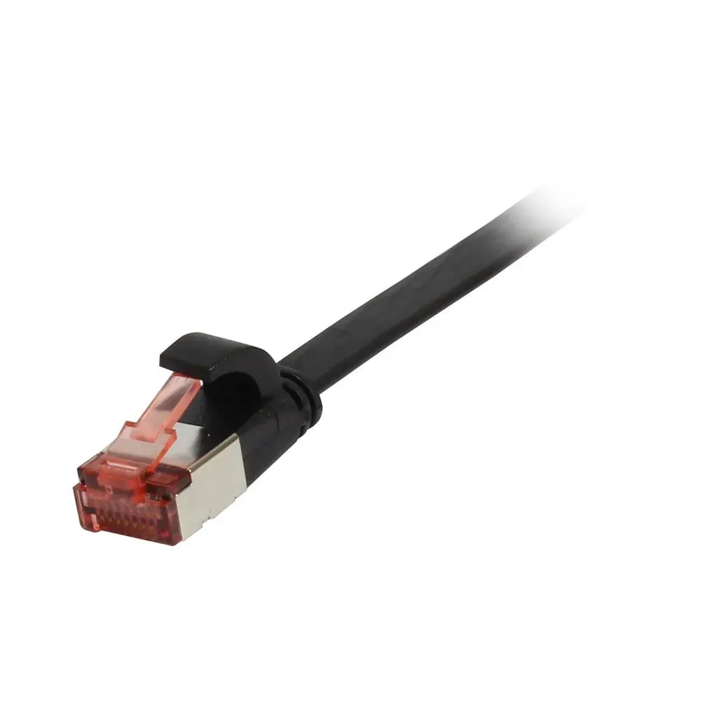 Patchkabel RJ45, CAT6 250Mhz, 0.15m schwarz, FTP(U/FTP), TPE(Superflex), Flach, Synergy 21, Patchkabel RJ45, CAT6 250Mhz, 0.15m schwarz, FTP(U/FTP), TPE(Superflex), Flach, Synergy 21,