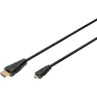 HDMI High Speed Kabel mit Ethernet, Typ D > Typ A HDMI High Speed Kabel mit Ethernet, Typ D > Typ A
