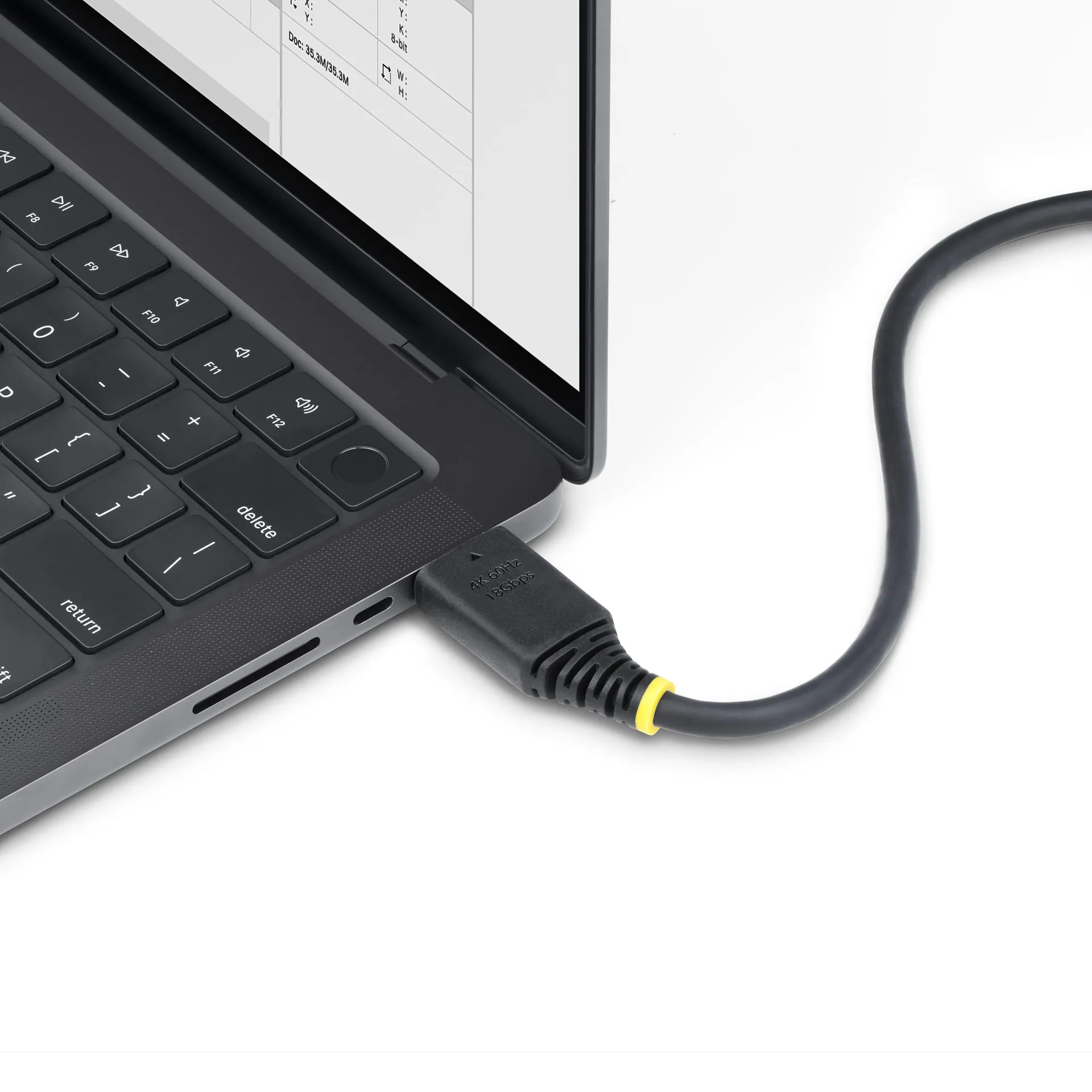 StarTech.com 3m High Speed HDMI Kabel mit Griffsteckern, 4K 60Hz / 1440p 144Hz, HDR10 / HDCP 2.2 / ARC, 18Gbps, UHD HDMI Arc Kabel für TV / Monitor, TPE-Mantel – Bild 6