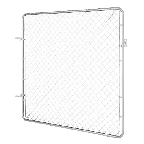 VEVOR Gartentür, 183x178 cm, verstellbares Maschendrahtzaunelement, passend für 91,44x121,92 cm große Gartenzauntoröffnungen, Zauntor für Farmen, Pfosten nicht im Lieferumfang enthalten – Bild 10