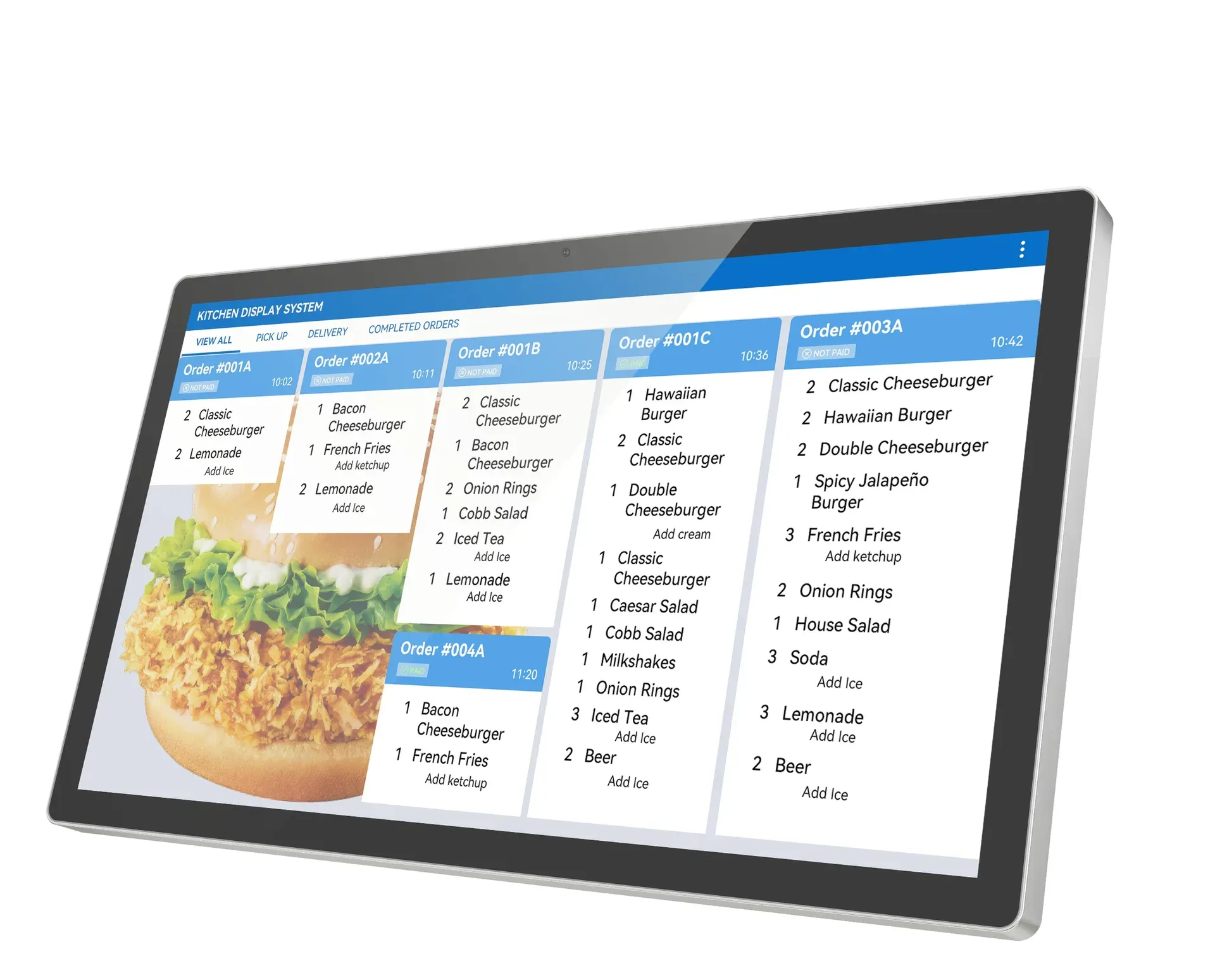ALLNET Kitchen Display industrial 21 Zoll, RK3576, Android 15, IP65 – Bild 3