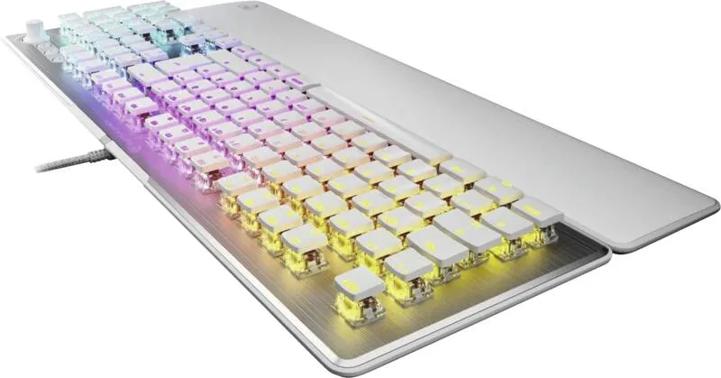 Turtle Beach Vulcan II Tastatur Gaming USB Deutsch Weiß – Bild 3