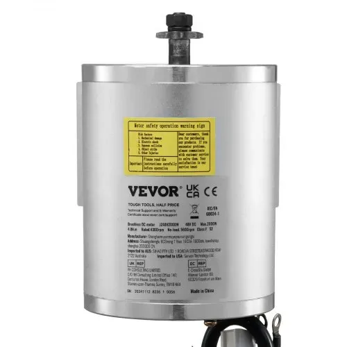 VEVOR 2000 W elektrischer bürstenloser Gleichstrommotor-Bausatz – 48 V 4300 U/min Motor mit verbessertem Drehzahlregler und Gasgriff-Bausatz für Go Karts E-Bike Motorrad Roller DIY – Bild 9