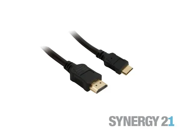 Kabel Video HDMI 1.4 => HDMI-mini, ST/ST, 5m, Ultra HD 4K*2K 3840*2160@30hz 4:4:4 8bit, Synergy21, Kabel Video HDMI 1.4 => HDMI-mini, ST/ST, 5m, Ultra HD 4K*2K 3840*2160@30hz 4:4:4 8bit, Synergy21,