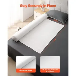 VEVOR Rausfallschutz Bett 1320x180x120mm, aufblasbares Bettschutzgitter mit Sicherheitsklappe, 2x Bettgitter mit Unterseite & maschinenwaschbarem Bezug für Einzel-, Voll-, Queen- & Kingsize-Betten VEVOR Rausfallschutz Bett 1320x180x120mm, aufblasbares Bettschutzgitter mit Sicherheitsklappe, 2x Bettgitter mit Unterseite & maschinenwaschbarem Bezug für Einzel-, Voll-, Queen- & Kingsize-Betten