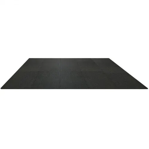 VEVOR EVA-Schaum-Fußmatten, Fitnessstudio-Bodenbelag-Set, 61 x 61 cm, Schwarz, 25-teiliges Rutschfeste Ineinandergreifende Puzzle-Fliesen-Schutzboden Set für den Haushalt, Training, Garage – Bild 7