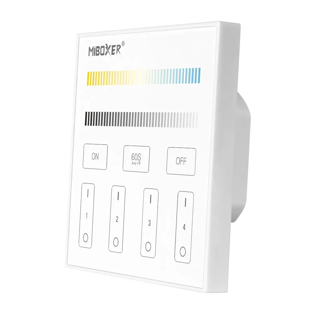 MiBoxer X2 LED DMX 2 in 1 Smart Panel Fernbedienung MiBoxer X2 LED DMX 2 in 1 Smart Panel Fernbedienung