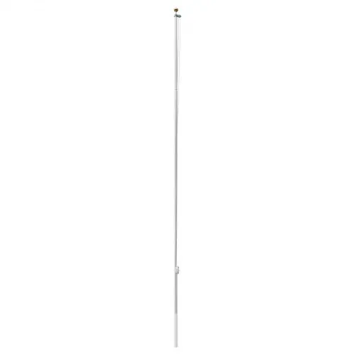 VEVOR Fahnenmast 6 m, Mehrteiliges Flaggenmast-Set für den Außenbereich, Extra Dicke Aluminium-Fahnenstange mit PVC-Bodenhülse, Ideal für Garten, Private & Gewerbliche Nutzung, Silber – Bild 8
