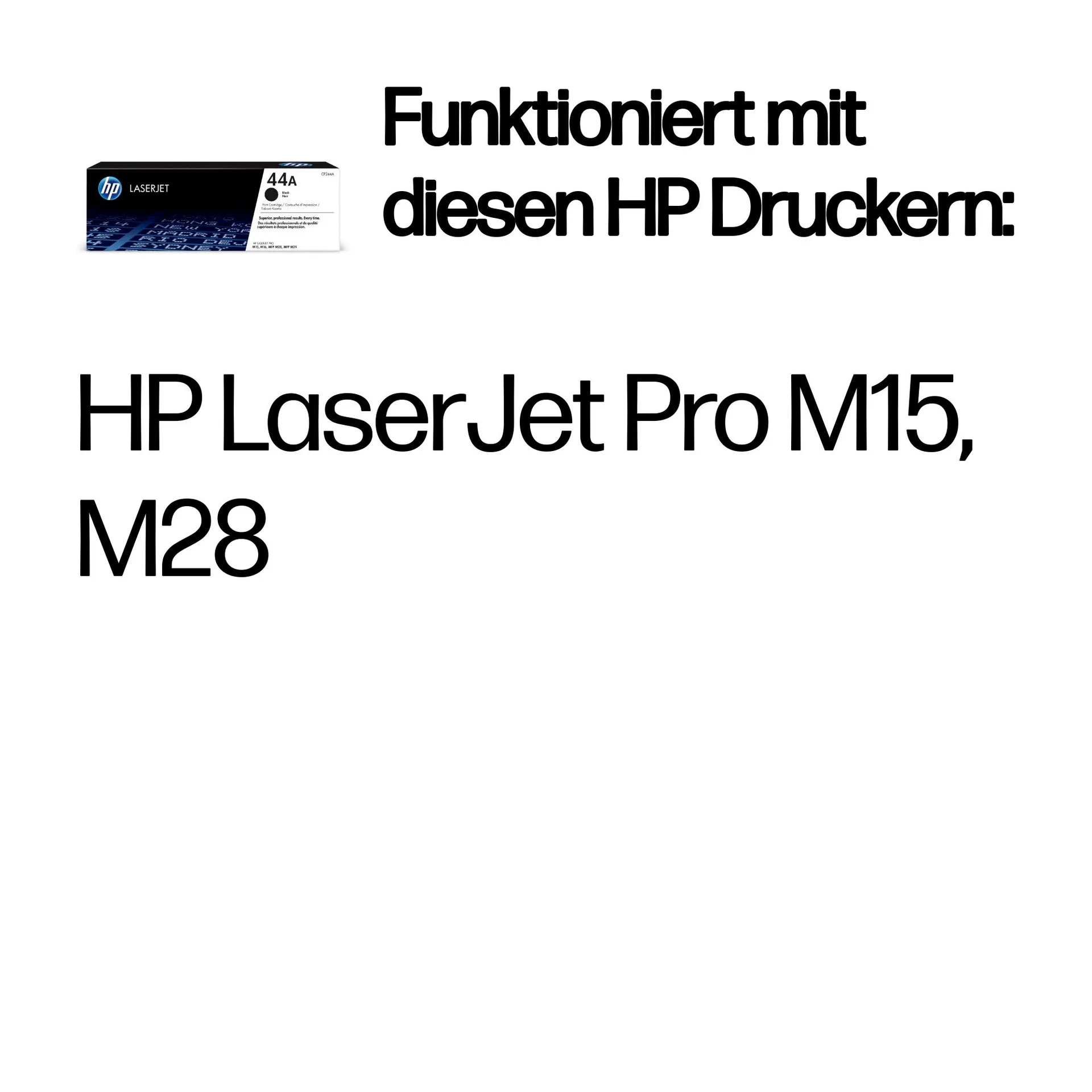 HP 44A Schwarz Original LaserJet Tonerkartusche – Bild 2