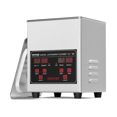 VEVOR Ultraschallreiniger 1,3 L professionelle 60 W Reinigungsmaschine mit Timer & Heizung, digitaler 40-kHz-Ultraschallreiniger mit Korb für Uhrgläser Schmuckhalter Industrieteile Werkzeuge Brillen VEVOR Ultraschallreiniger 1,3 L professionelle 60 W Reinigungsmaschine mit Timer & Heizung, digitaler 40-kHz-Ultraschallreiniger mit Korb für Uhrgläser Schmuckhalter Industrieteile Werkzeuge Brillen