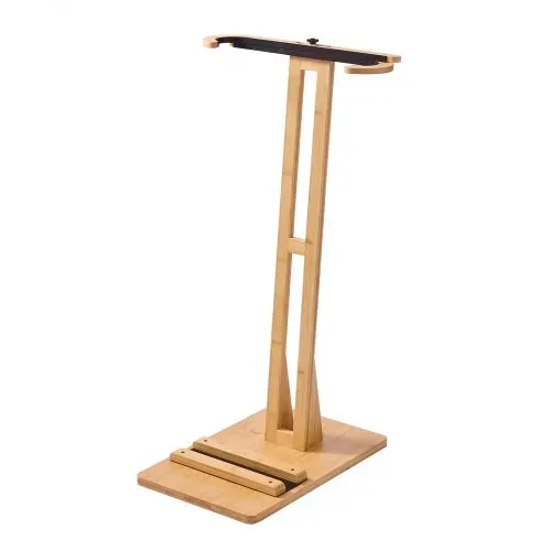VEVOR vertikaler Surfbrettständer Surfbrettregal aus Holz zur Aufbewahrung (einstellbar 370-665 mm), freistehender Boardständer-Organizer mit Korkpolsterung, für Wakeboard Snowboard Kiteboard – Bild 9