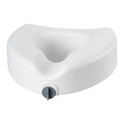 VEVOR Toilettensitzerhöhung Toilettenerhöhung (158 kg Tragkraft) 127 mm Hubhöhe, erhöhter Toilettensitz mit vergrößerter Öffnung für ältere Menschen Senioren, längliche & runde Schüsseln – Bild 9