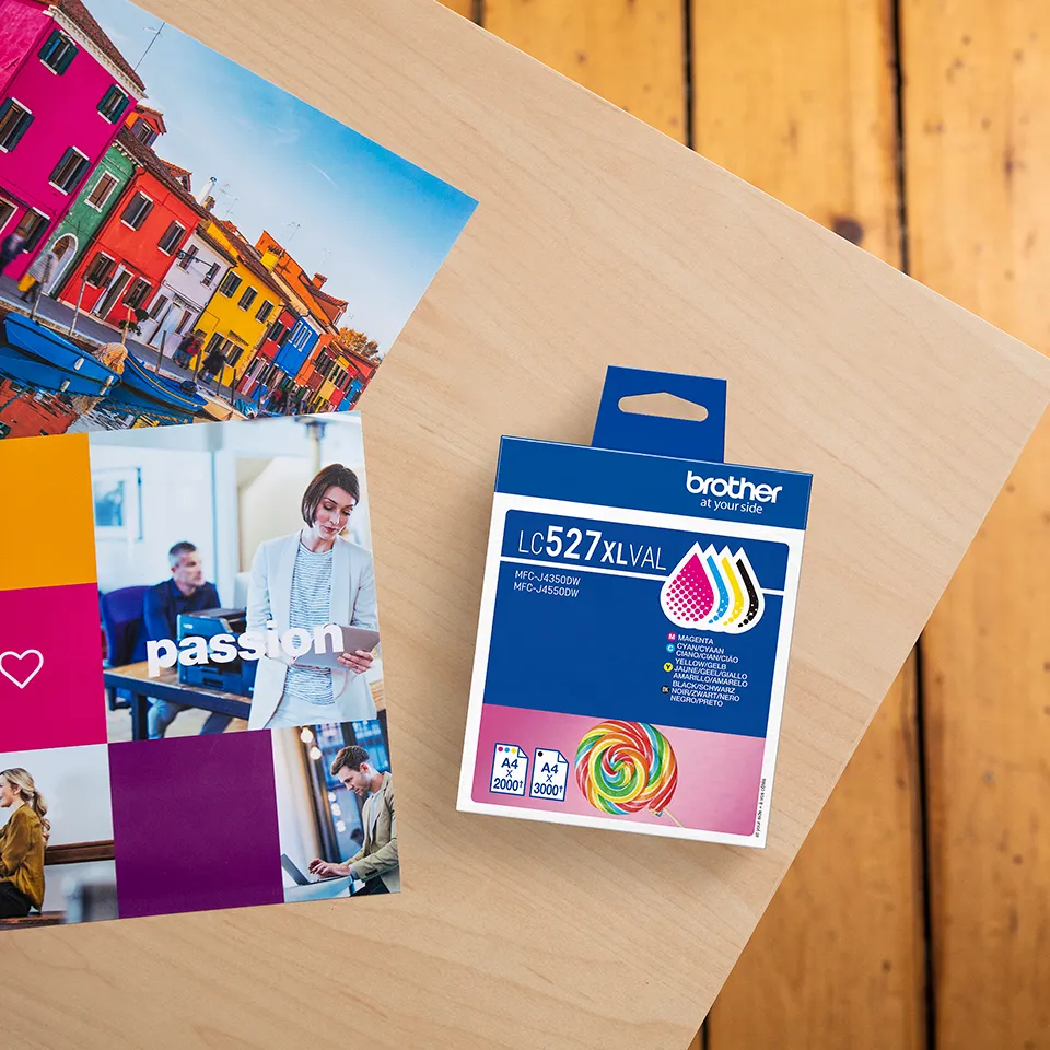 Brother LC527XLVAL Druckerpatrone 4 Stück(e) Original Hohe (XL-) Ausbeute Schwarz, Cyan, Magenta, Gelb – Bild 5
