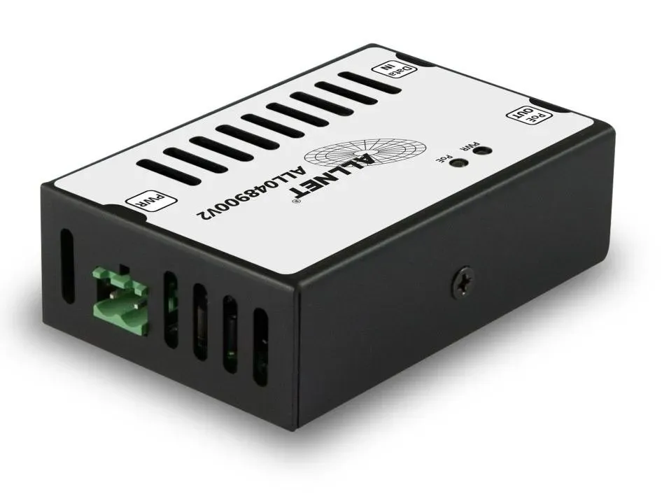 ALLNET PoE Injektor Gigabit / PoE & PoE+ & PoE & LT PoE (15,4W/30W/60W/90W) / Metallgehäuse / "ALL048900v2" – Bild 2