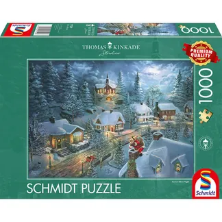 Thomas Kinkade Studios: Santa“s Silent Night, Puzzle Thomas Kinkade Studios: Santa“s Silent Night, Puzzle