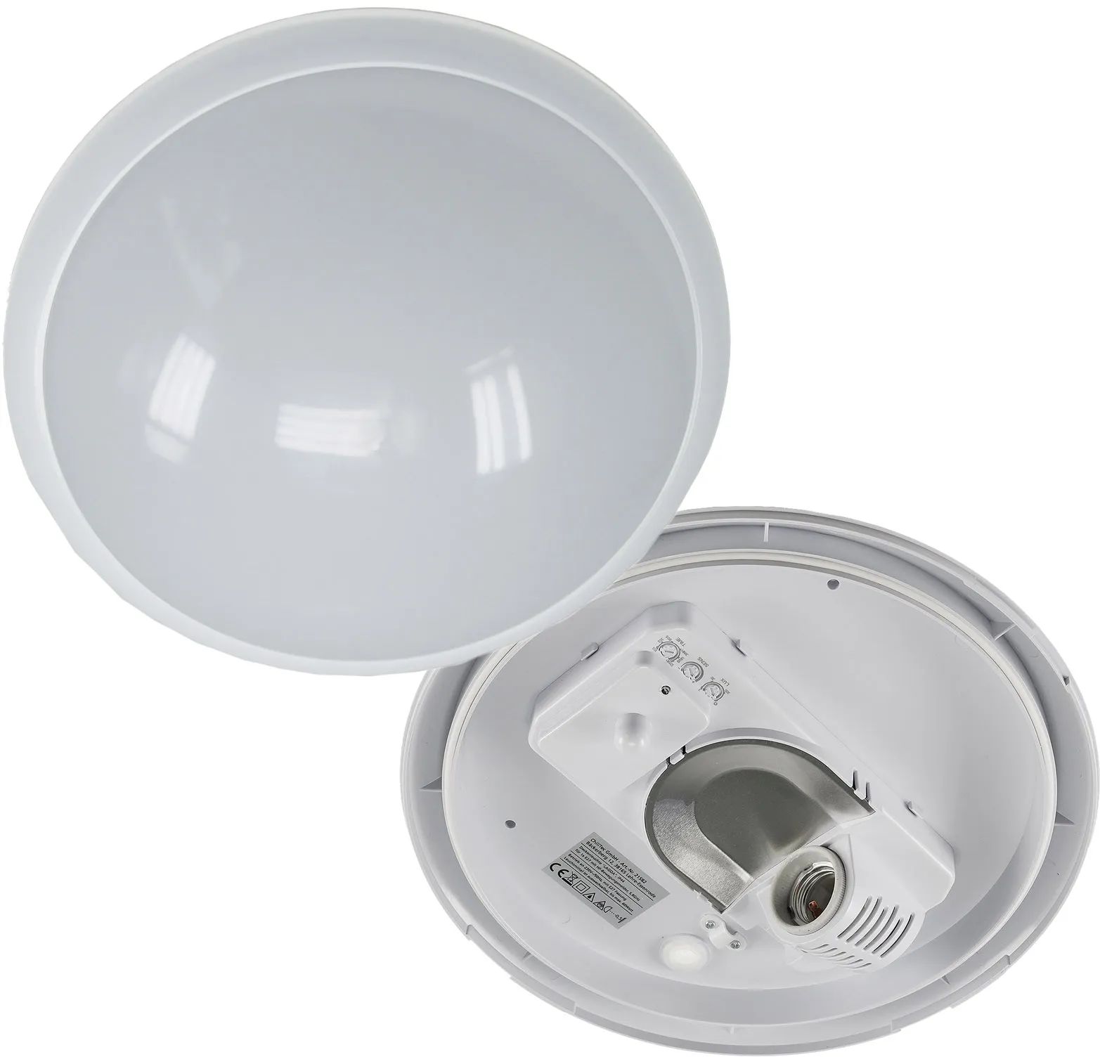 Deckenleuchte „LAGOA“, IP44 für 1x E27 mit HF-Bewegungsmelder Deckenleuchte „LAGOA“, IP44 für 1x E27 mit HF-Bewegungsmelder