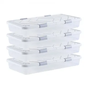 VEVOR Unterbettkommode Unterbettaufbewahrungsbox 4 Stk. Rollbar (805 x 396 x 175 mm) Unterbettbehälter mit Deckel &
grauem Riegel, Aufbewahrungsbox Organizer für Kleidung Schuhe Decken Schlafzimmer VEVOR Unterbettkommode Unterbettaufbewahrungsbox 4 Stk. Rollbar (805 x 396 x 175 mm) Unterbettbehälter mit Deckel &
grauem Riegel, Aufbewahrungsbox Organizer für Kleidung Schuhe Decken Schlafzimmer