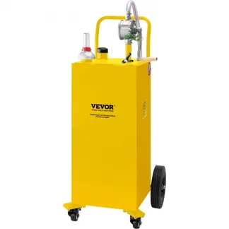 VEVOR 30-Gallonen-Kraftstoffbehälter, Gasspeichertank und 4 Räder, mit manueller Transferpumpe, Benzin-Diesel-Kraftstoffbehälter für Autos, Rasenmäher, Geländefahrzeuge, Boote usw., Gelb VEVOR 30-Gallonen-Kraftstoffbehälter, Gasspeichertank und 4 Räder, mit manueller Transferpumpe, Benzin-Diesel-Kraftstoffbehälter für Autos, Rasenmäher, Geländefahrzeuge, Boote usw., Gelb