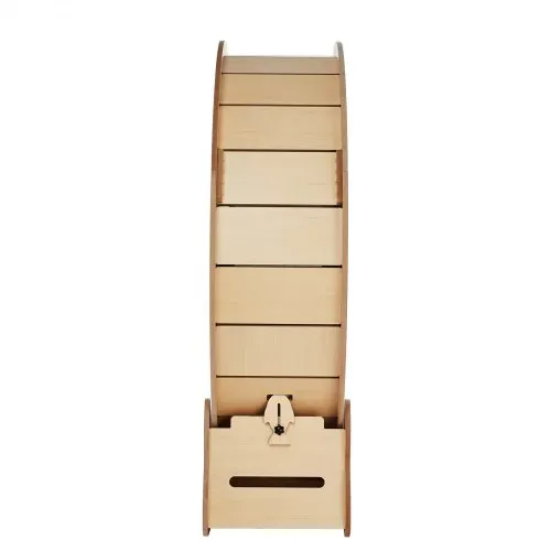 VEVOR Katzenlaufrad, 1100 mm, Katzenlaufband, mit abnehmbarem Laufband, Katzen-Teaser zum Laufen, Gehen, Training, geeignet für die meisten Katzen bis zu 11,3 kg, Katzen Laufrad, Holzfarbe – Bild 10